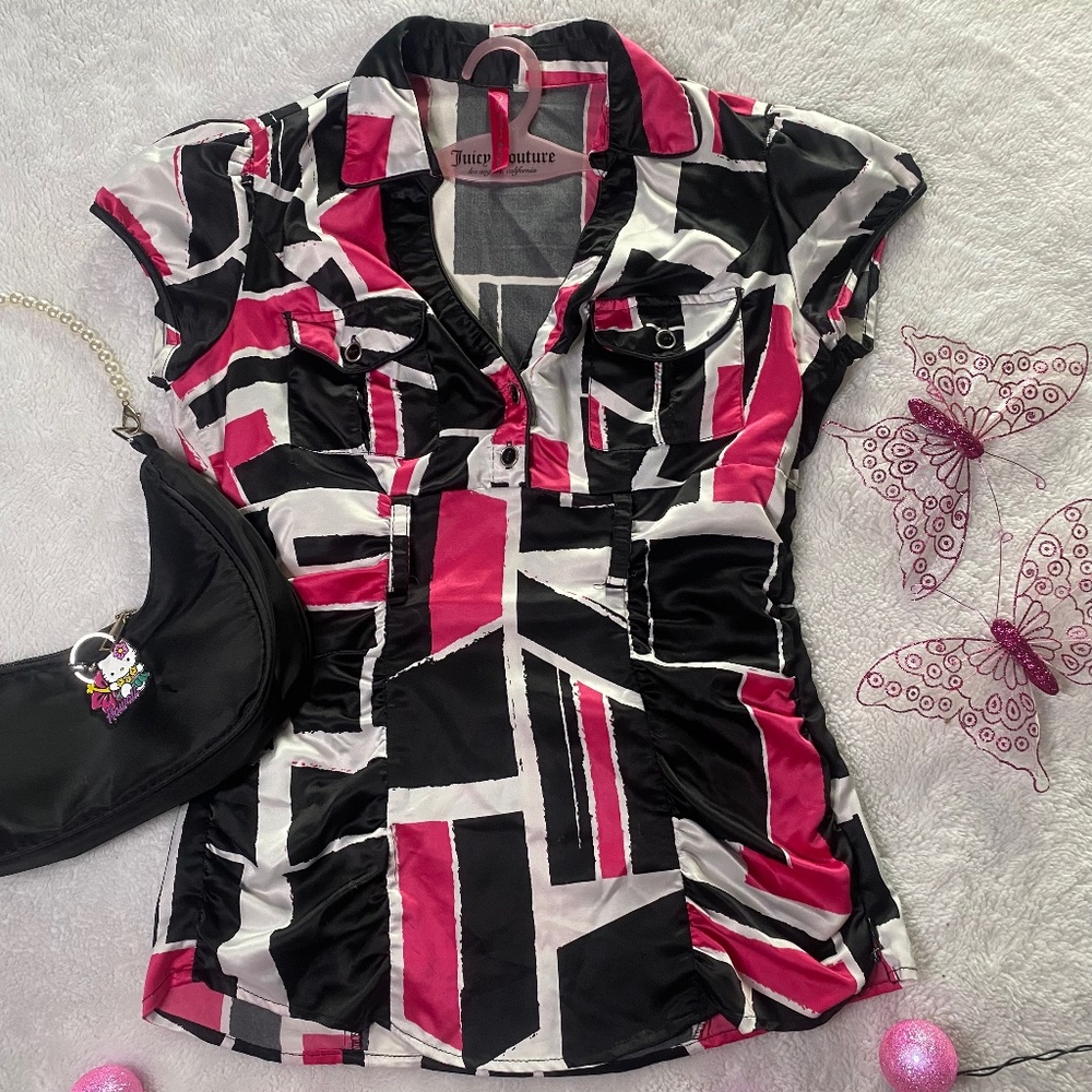 Heart Soul Abstract Blouse